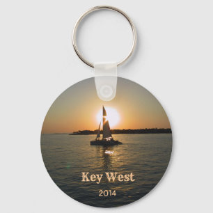 Key West Sunset Sleutelhanger (aanpasbaar)