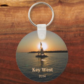 Key West Sunset Sleutelhanger (aanpasbaar) (Voorkant)