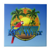Key West Sunset Tegeltje (Voorkant)
