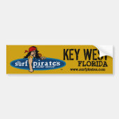 Key West Surf Shop Bumpersticker (Voorkant)