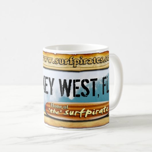 Key West Surf Shop Mok (Voorkant rechts)