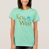 Key West t-shirt met zonsondergang (Voorkant)