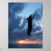 Key West Tightrope Walker op Sunset Poster (Voorkant)