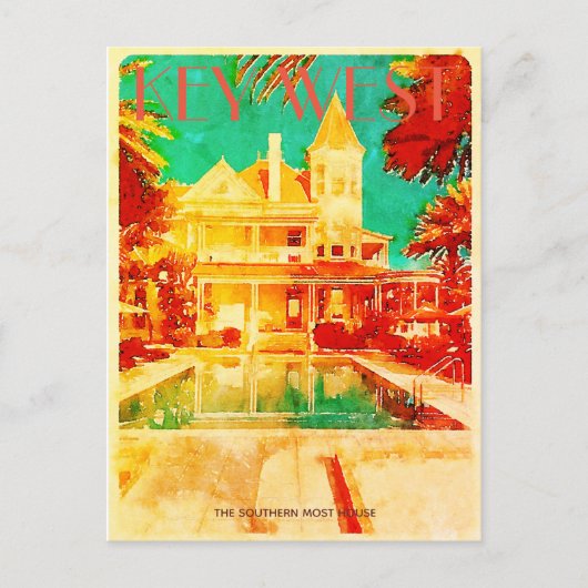  Key West Travel Briefkaart (Voorkant)