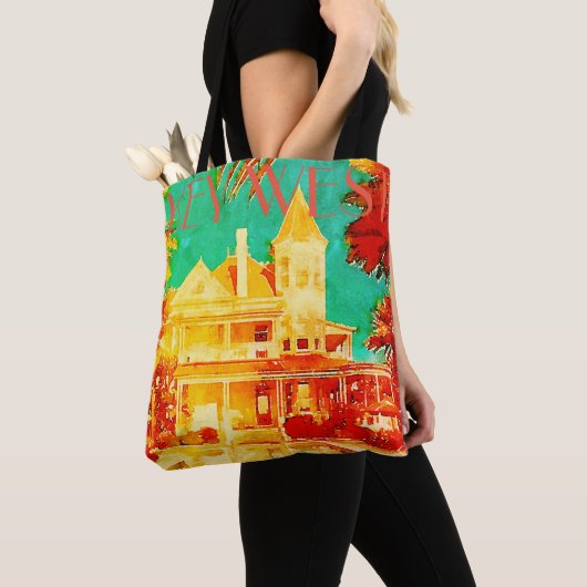  Key West Travel Canvas tas (Dichtbij)