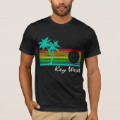 Key West - , vervormd ontwerp T-shirt (Voorkant)