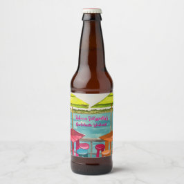 Key West Vibes Bachelorette-weekend Bier Etiket
