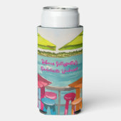 Key West Vibes vrijgezellenweekend Seltzer Blikjeskoeler (Seltzer Achterkant)