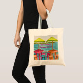 Key West Vibes vrijgezellenweekend Tote Bag (Voorkant (product))