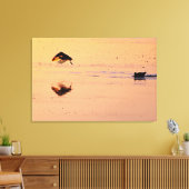 Key West Vogels Vliegende Zonsondergang Florida Ke Canvas Afdruk (Insitu (Woonkamer))