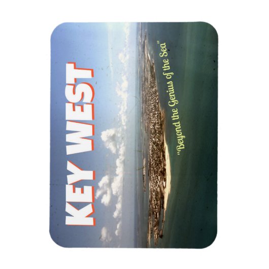 Key West: "Voorbij de geniale..." magneet (Verticaal)