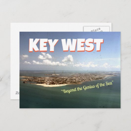 Key West Wallace Stevens-thematisch Briefkaart (Voorkant / Achterkant)