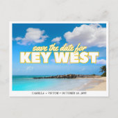 Key West Wedding Save the Date Briefkaart (Voorkant)