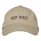 Key West Wording Aangepaste kleur en tekst Pet (Voorkant)