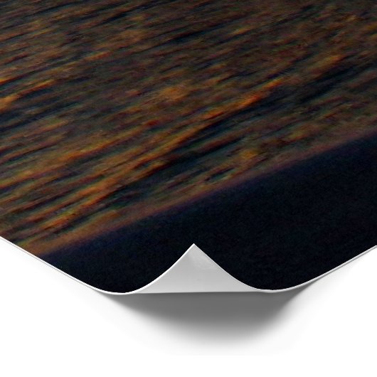 Key West, zonsondergang en zeilboten, Poster (Hoek)