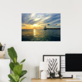 Key West Zonsondergang Poster (Thuiskantoor)