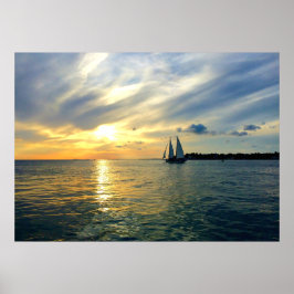 Key West Zonsondergang Poster