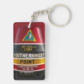 Key West Zuidelijkste Punt van het Continental USA Sleutelhanger (achterkant)