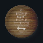 Key Wood Look Huisverwarmend papier Borden Papieren Bordje<br><div class="desc">Collectie in de Little Bayleigh Store.</div>