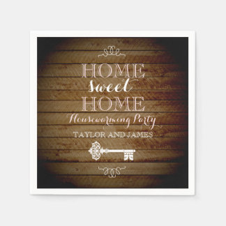  Key Wood Look Huisverwarmende servetten