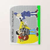 Key Worker Lockdown Funny Cartoon Legpuzzel (Verticaal)