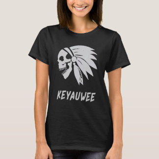 Keyauwee Native American Indian Born Freedom Evil T-shirt