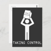 Keyboard Control Programmer Computer Science Nerd Briefkaart (Voorkant / Achterkant)