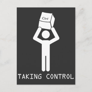 Keyboard Control Programmer Computer Science Nerd Briefkaart