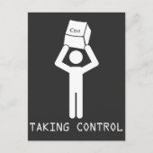 Keyboard Control Programmer Computer Science Nerd Briefkaart (Voorkant)