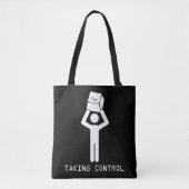 Keyboard Control Programmer Computer Science Nerd Tote Bag (Voorkant)