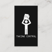 Keyboard Control Programmer Computer Science Nerd Visitekaartje (Voorkant)