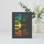 Keyboard Piano Gift Music Musician Instrument Briefkaart (Staand voorkant)