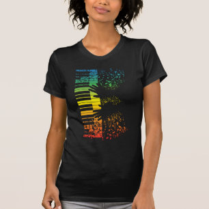 Keyboard Piano Gift Music Musician Instrument T-shirt