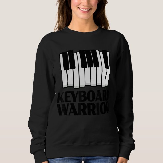 Keyboard Warrior Music Dj Synthesizer DJ Trui (Voorkant)