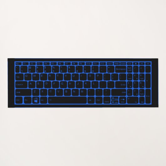 Keyboard Yogamat (Achterkant (horizontaal))