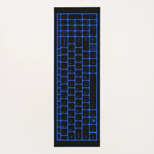 Keyboard Yogamat (Achterkant)