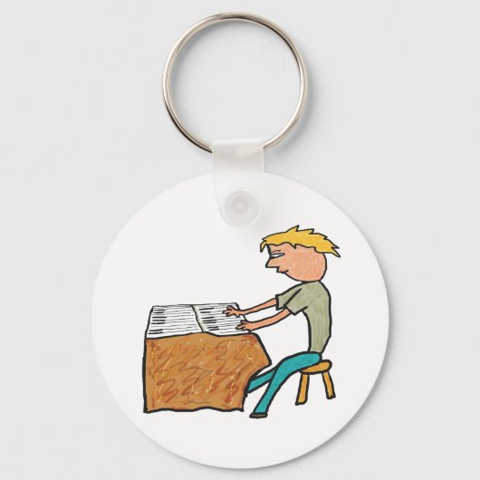 Keyboardist Sleutelhanger (Voorkant)