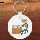 Keyboardist Sleutelhanger (Voorkant)