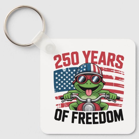 Keychain-America Patriotic 250th Anniversary Sleutelhanger (Voorkant)