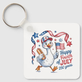 Keychain-America Patriotic 250th Anniversary Sleutelhanger