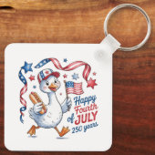 Keychain-America Patriotic 250th Anniversary Sleutelhanger (Achterkant)