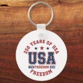 Keychain-America Patriotic 250th Anniversary Sleutelhanger (Voorkant)