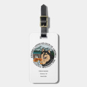 Keychain Bagagelabel (Voorkant verticaal)