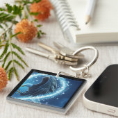 Keychain Bald Eagle Heart - Romantic Matching Soul (Voorkant Rechts)