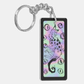 Keychain "Eyed Beast" (NOT HOLOGRAPHIC) (Voorkant Links)
