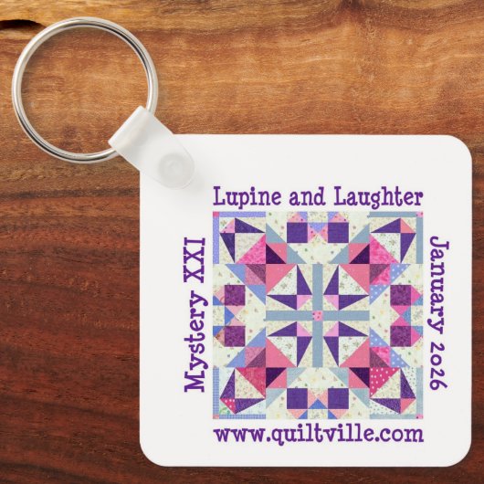 Keychain for Lupine and Laughter (Voorkant)
