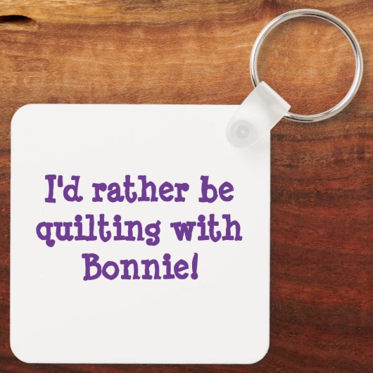 Keychain for Lupine and Laughter (Achterkant)