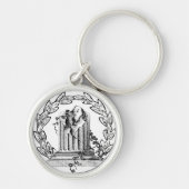 Keychain - Freemason's Widow's Symbol (Voorkant)