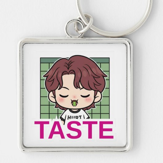 Keychain Haechan TASTE Theme (Voorkant)