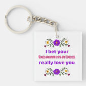 Keychain Hockey Gift Teammates (voorkant)